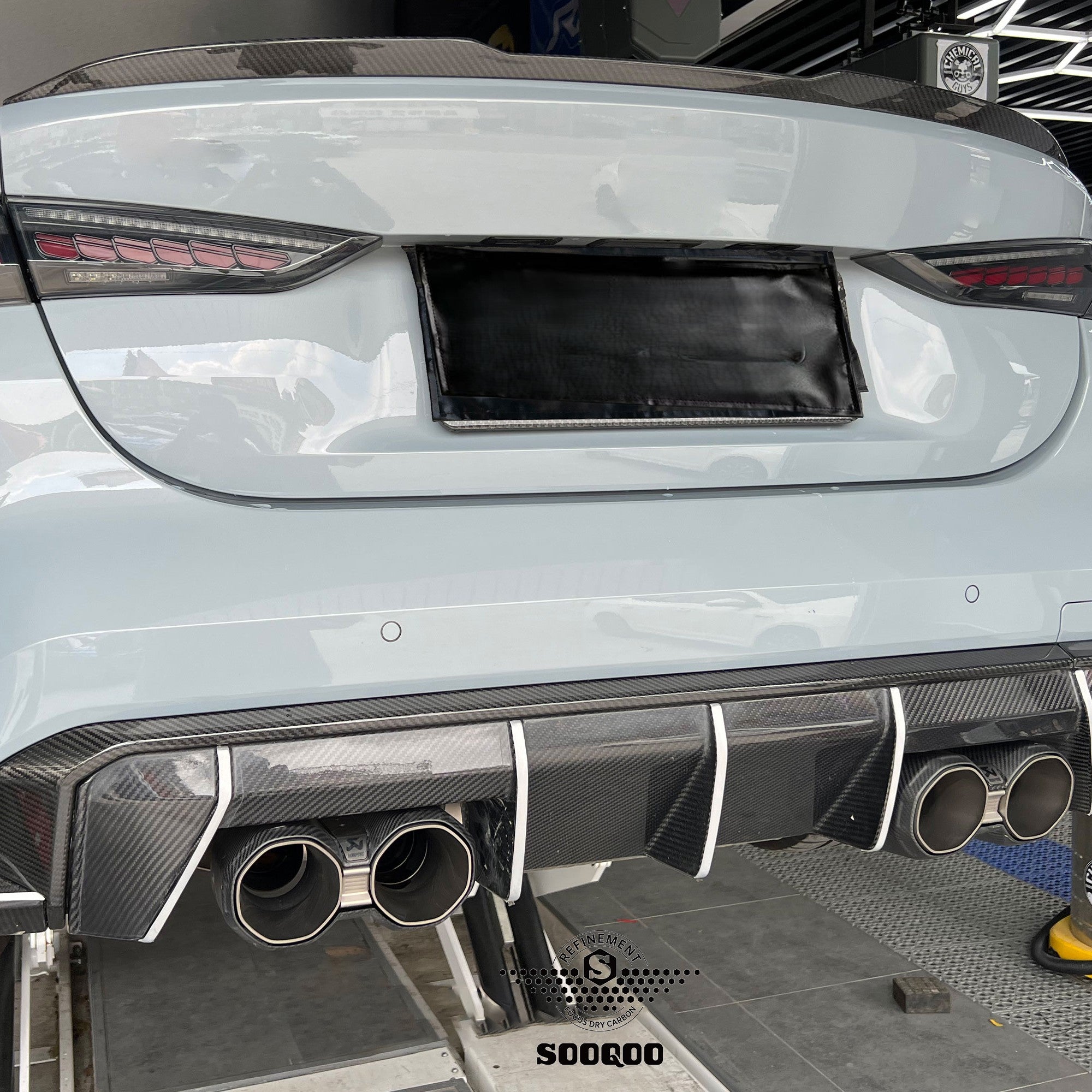 CF Style Pre-Preg Carbon Fibre Boot Spoiler for BMW G20 3 Series G80 M3 G28 i3 19-Present - Carbon Factory