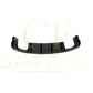 Big Fin Style Carbon Fibre Rear Diffuser for Audi A3 S Line Saloon S3 17-19-Carbon Factory