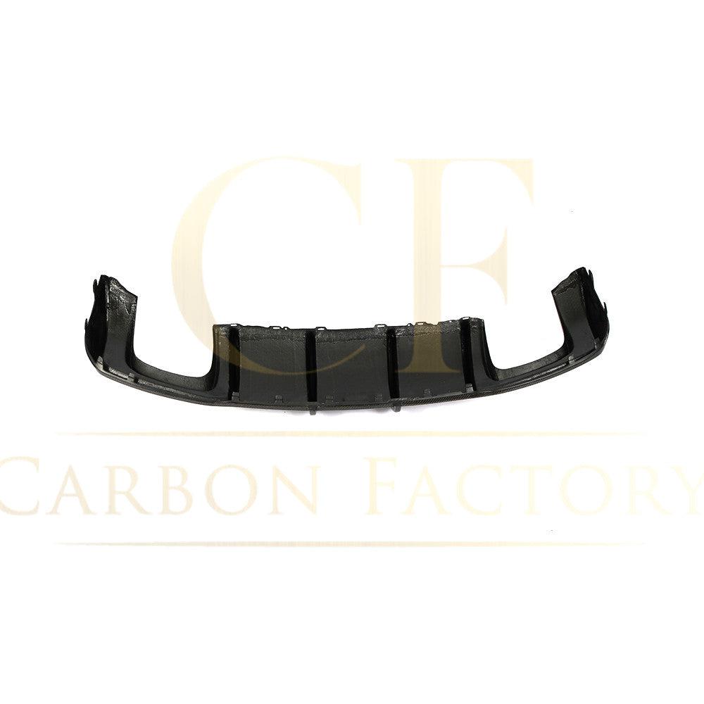 Big Fin Style Carbon Fibre Rear Diffuser for Audi A3 S Line Saloon S3 17-19-Carbon Factory