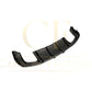 Big Fin Style Carbon Fibre Rear Diffuser for Audi A3 S Line Saloon S3 17-19-Carbon Factory