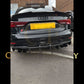 Big Fin Style Carbon Fibre Rear Diffuser for Audi A3 S Line Saloon S3 17-19 - Carbon Factory