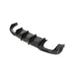 Big Fin Style Carbon Fibre Rear Diffuser for Audi A3 S Line Saloon S3 17-19 - Carbon Factory
