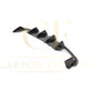 Big Fin Style Carbon Fibre Rear Diffuser for Audi A3 S Line Saloon S3 17-19-Carbon Factory