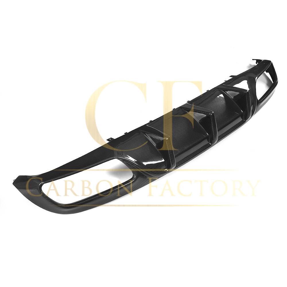 Big Fin Style Carbon Fibre Rear Diffuser for Mercedes W205 C63 2 Door 15-21 - Carbon Factory