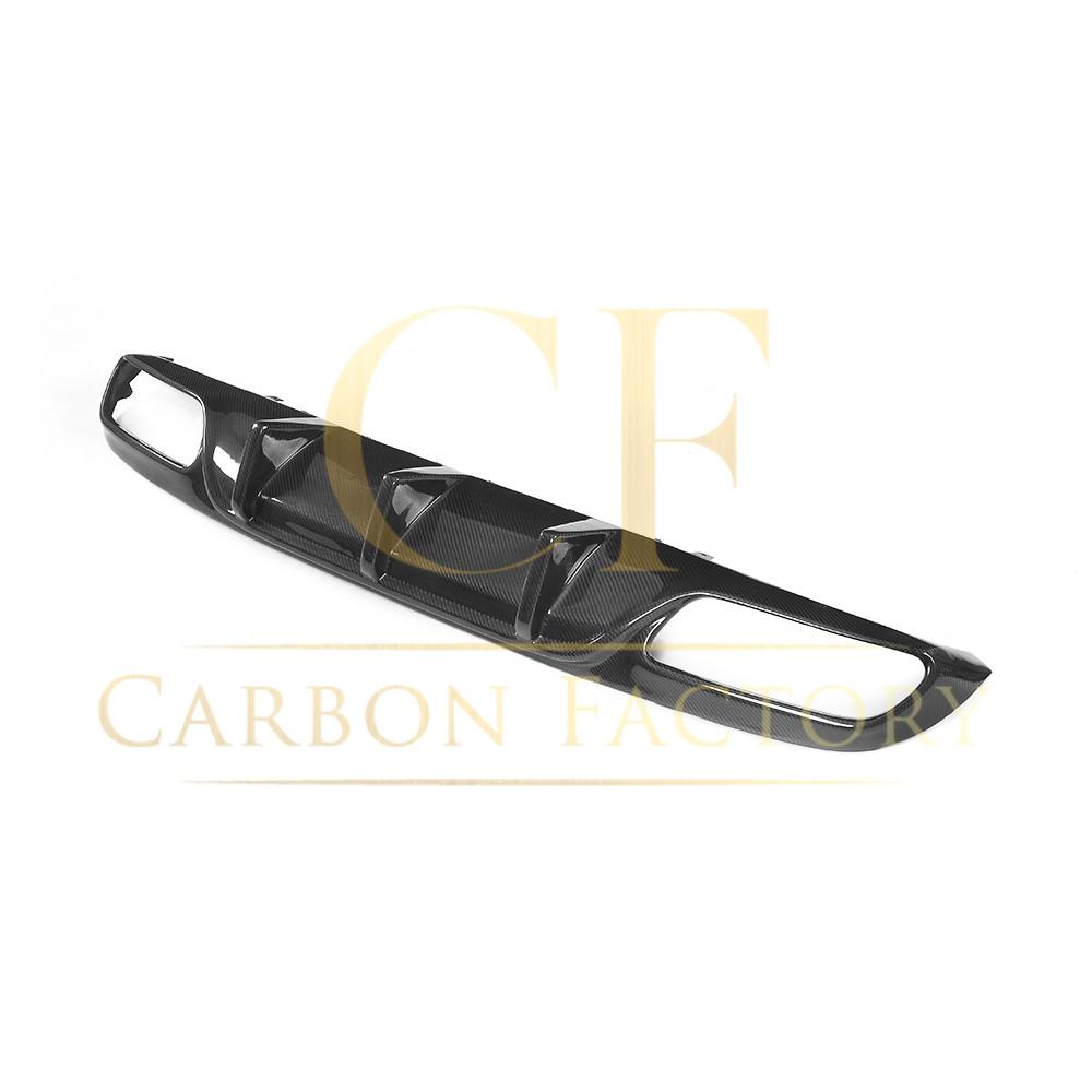 Big Fin Style Carbon Fibre Rear Diffuser for Mercedes W205 C63 2 Door 15-21 - Carbon Factory