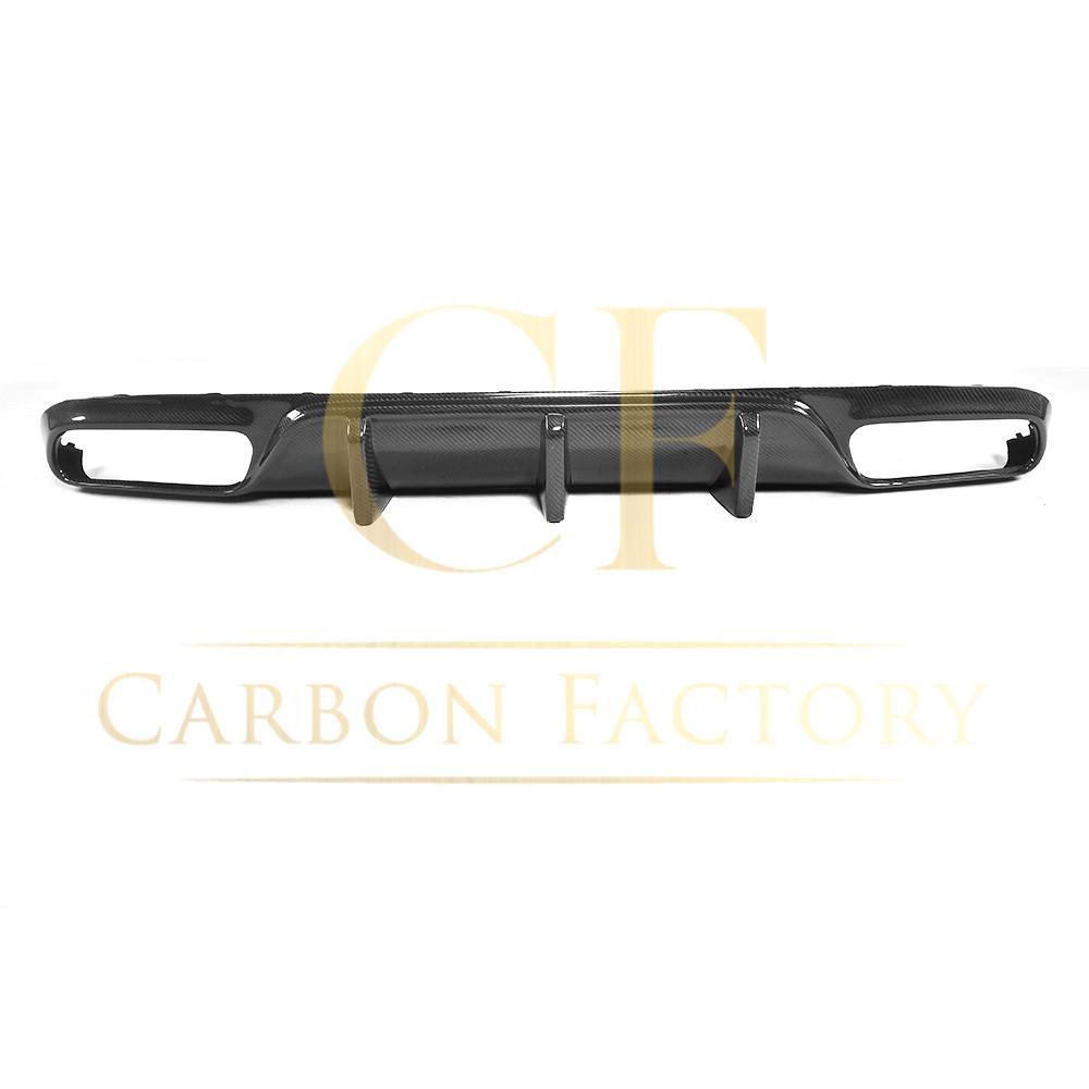 Big Fin Style Carbon Fibre Rear Diffuser for Mercedes W205 C63 2 Door 15-21 - Carbon Factory
