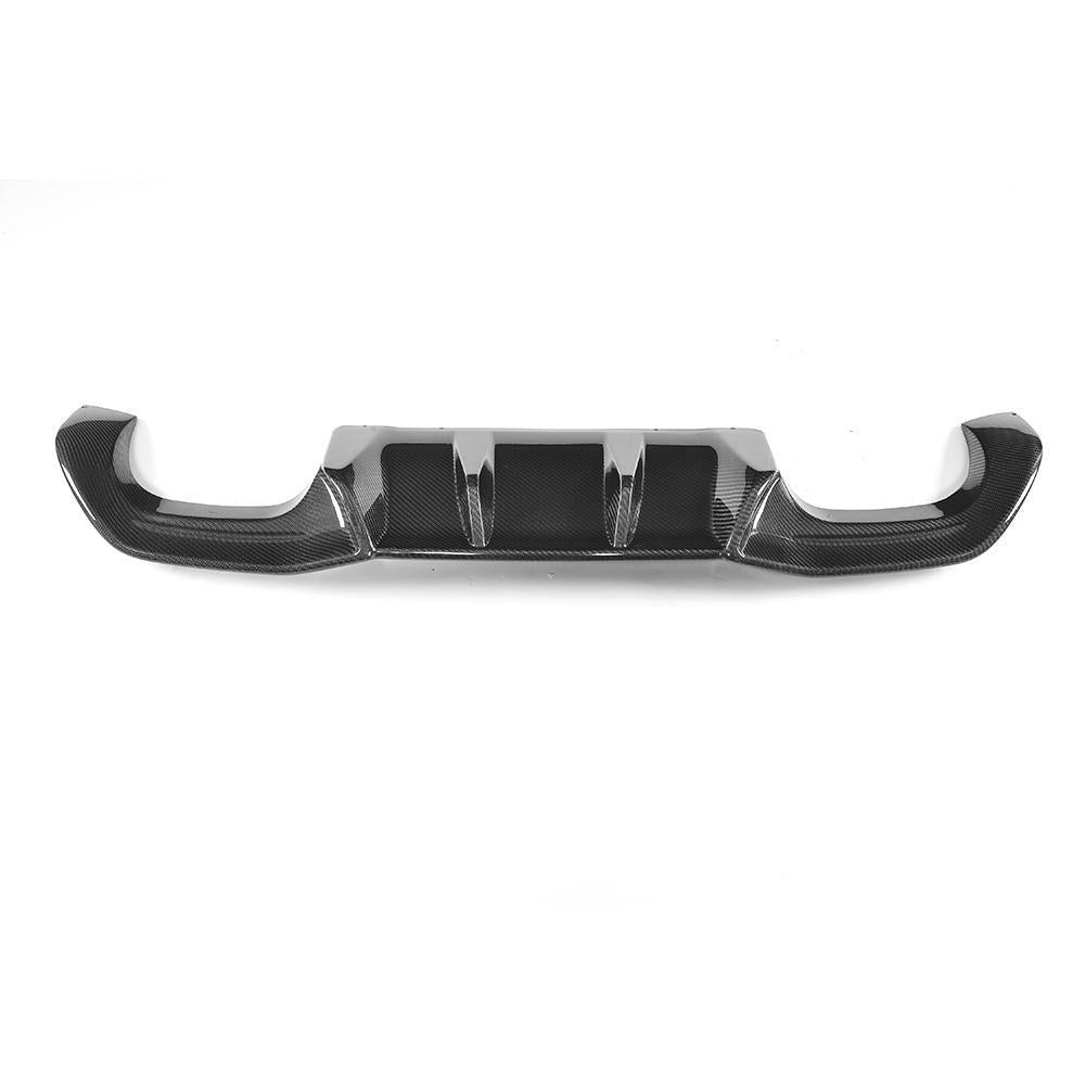 Big Fins Style Carbon Fibre Rear Diffuser for BMW F87 F87C M2 16-21-Carbon Factory