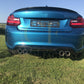 Big Fins Style Carbon Fibre Rear Diffuser for BMW F87 F87C M2 16-21-Carbon Factory