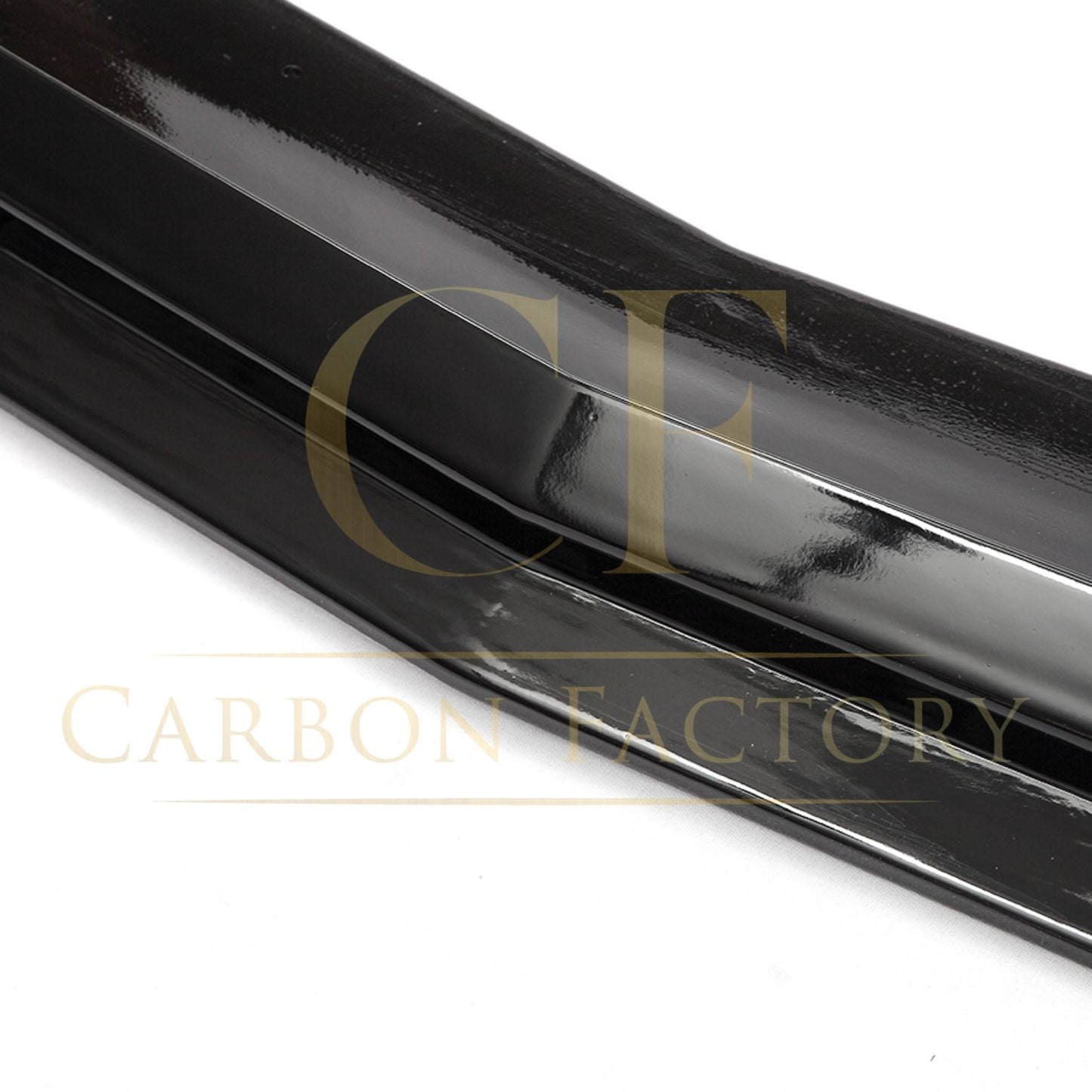 Brabus 2 Style Gloss Black Front Splitter for Mercedes Benz W205 C Class 15-18-Carbon Factory
