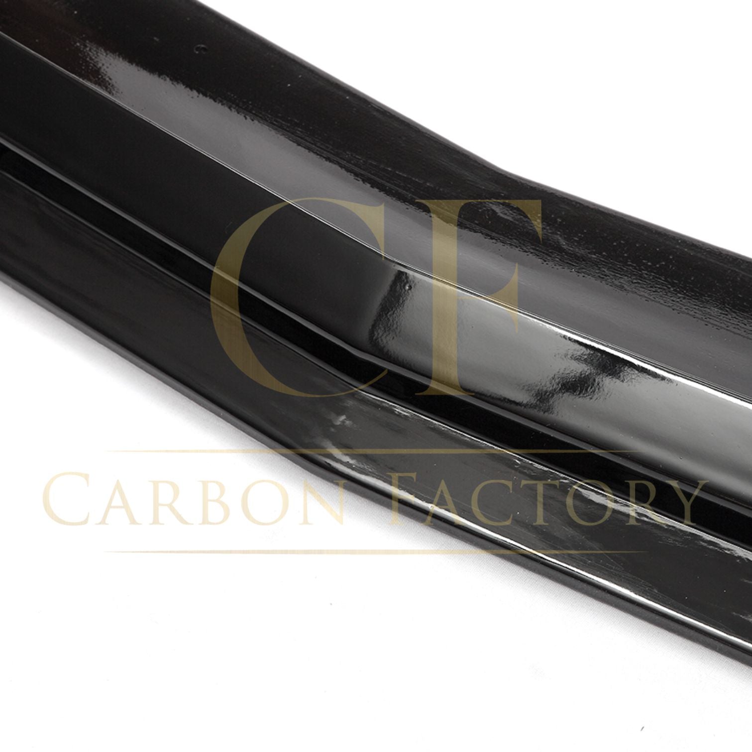 Brabus 2 Style Gloss Black Front Splitter for Mercedes Benz W205 C Class 15-18-Carbon Factory