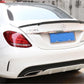 Brabus Style Carbon Fibre Boot Spoiler for Mercedes Benz W205 C Class 15-21-Carbon Factory