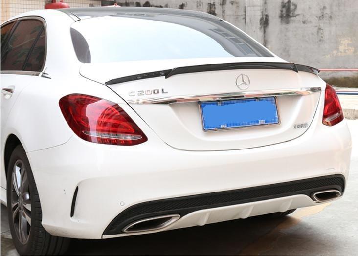 Brabus Style Carbon Fibre Boot Spoiler for Mercedes Benz W205 C Class 15-21-Carbon Factory