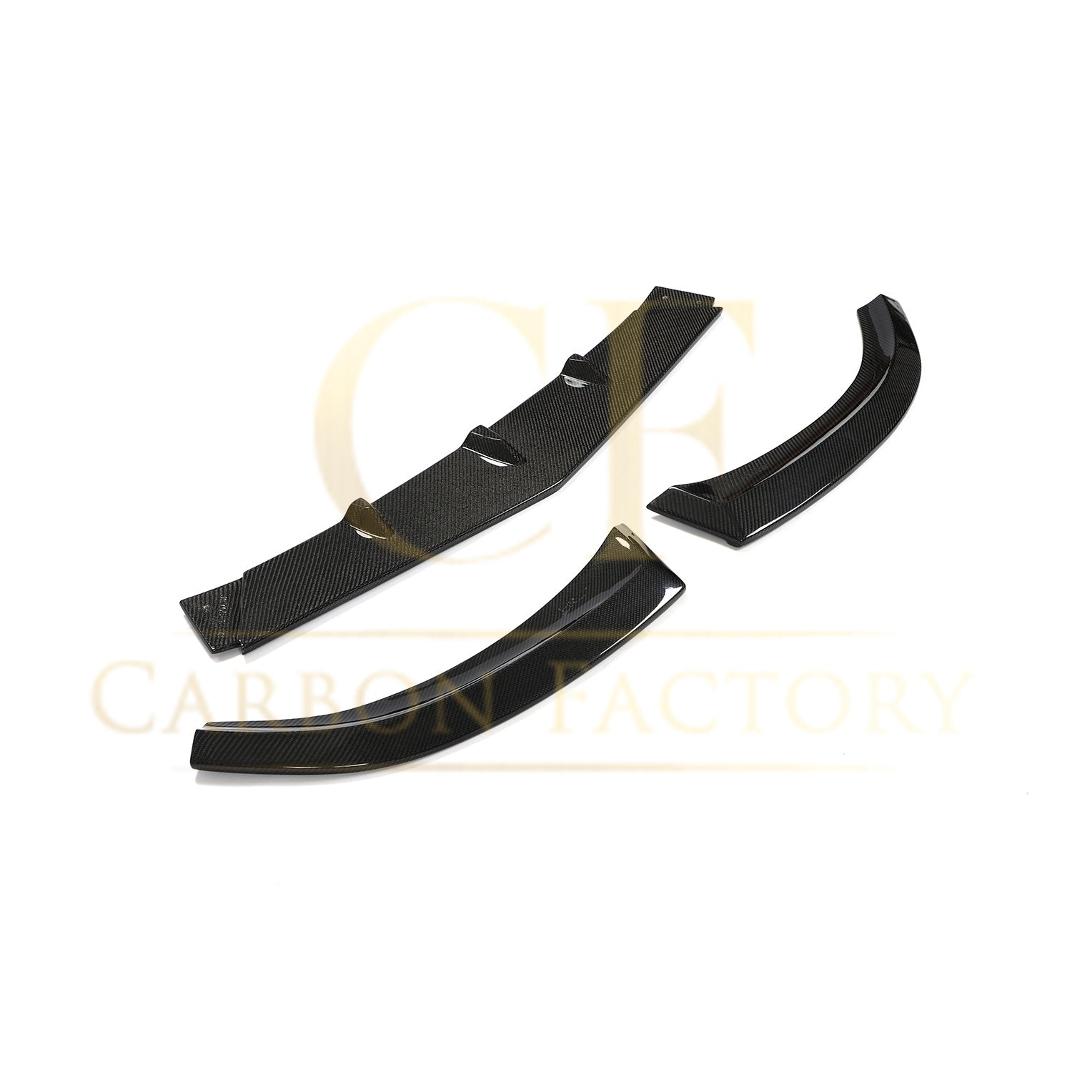 Brabus Style Carbon Fibre Front Splitter for Mercedes W205 C63 2 Door 15-18-Carbon Factory