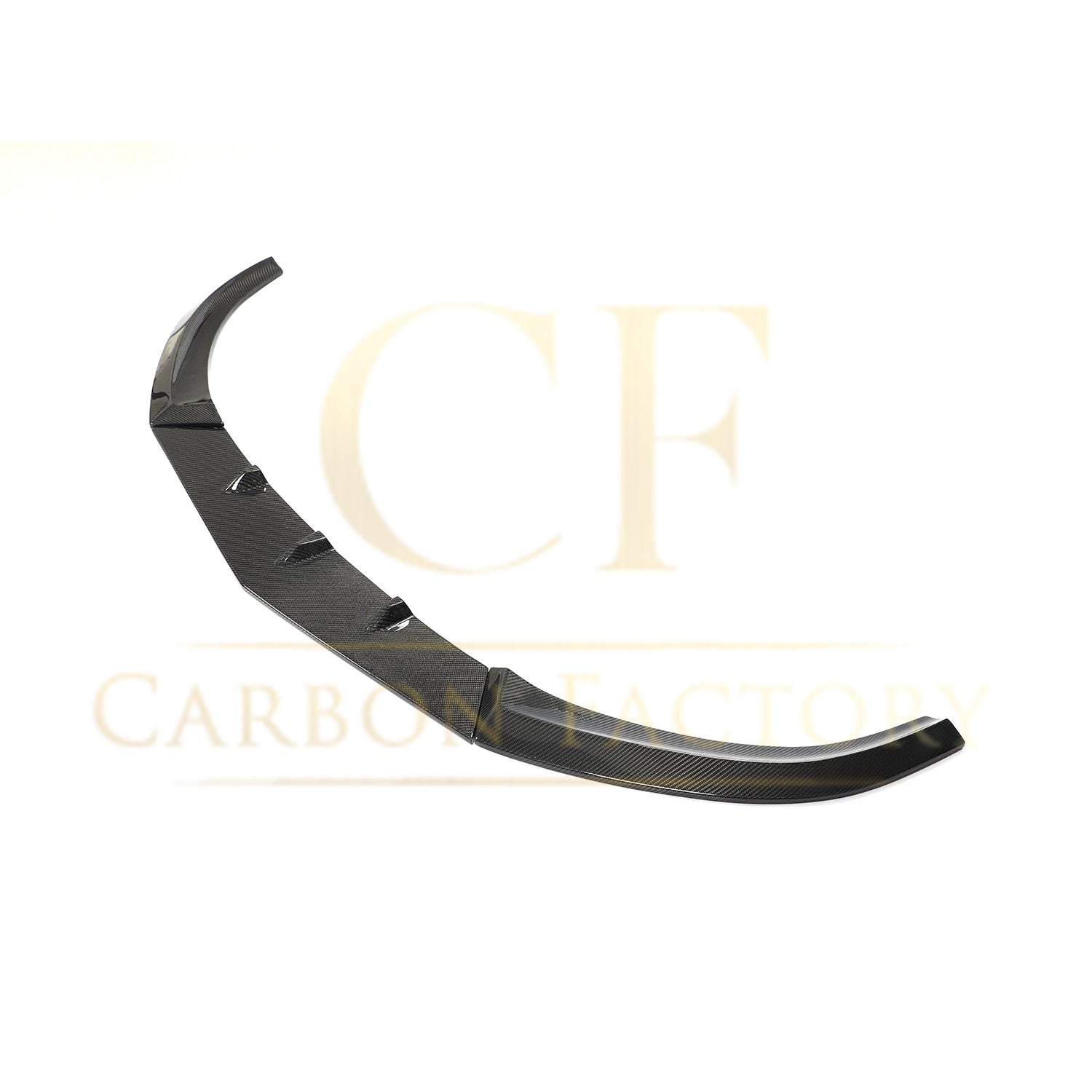 Brabus Style Carbon Fibre Front Splitter for Mercedes W205 C63 2 Door 15-18-Carbon Factory