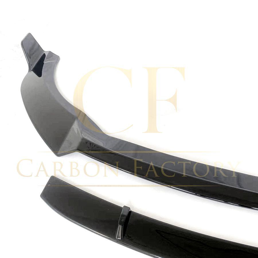 Brabus Style Gloss Black Front Splitter for Mercedes Benz W176 A Class 16-18-Carbon Factory