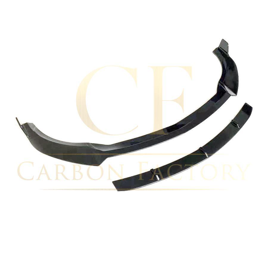 Brabus Style Gloss Black Front Splitter for Mercedes Benz W176 A Class 16-18-Carbon Factory