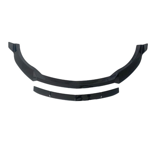 Brabus Style Gloss Black Front Splitter for Mercedes Benz W176 A Class 16-18-Carbon Factory