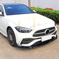 Brabus Style Gloss Black Front Splitter for Mercedes Benz W206 C Class 22-Present-Carbon Factory