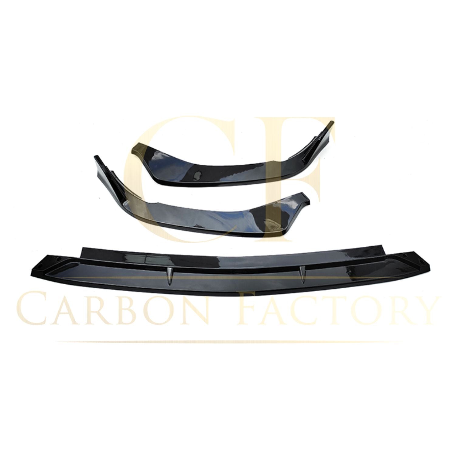 Brabus Style Gloss Black Front Splitter for Mercedes Benz W206 C Class 22-Present-Carbon Factory