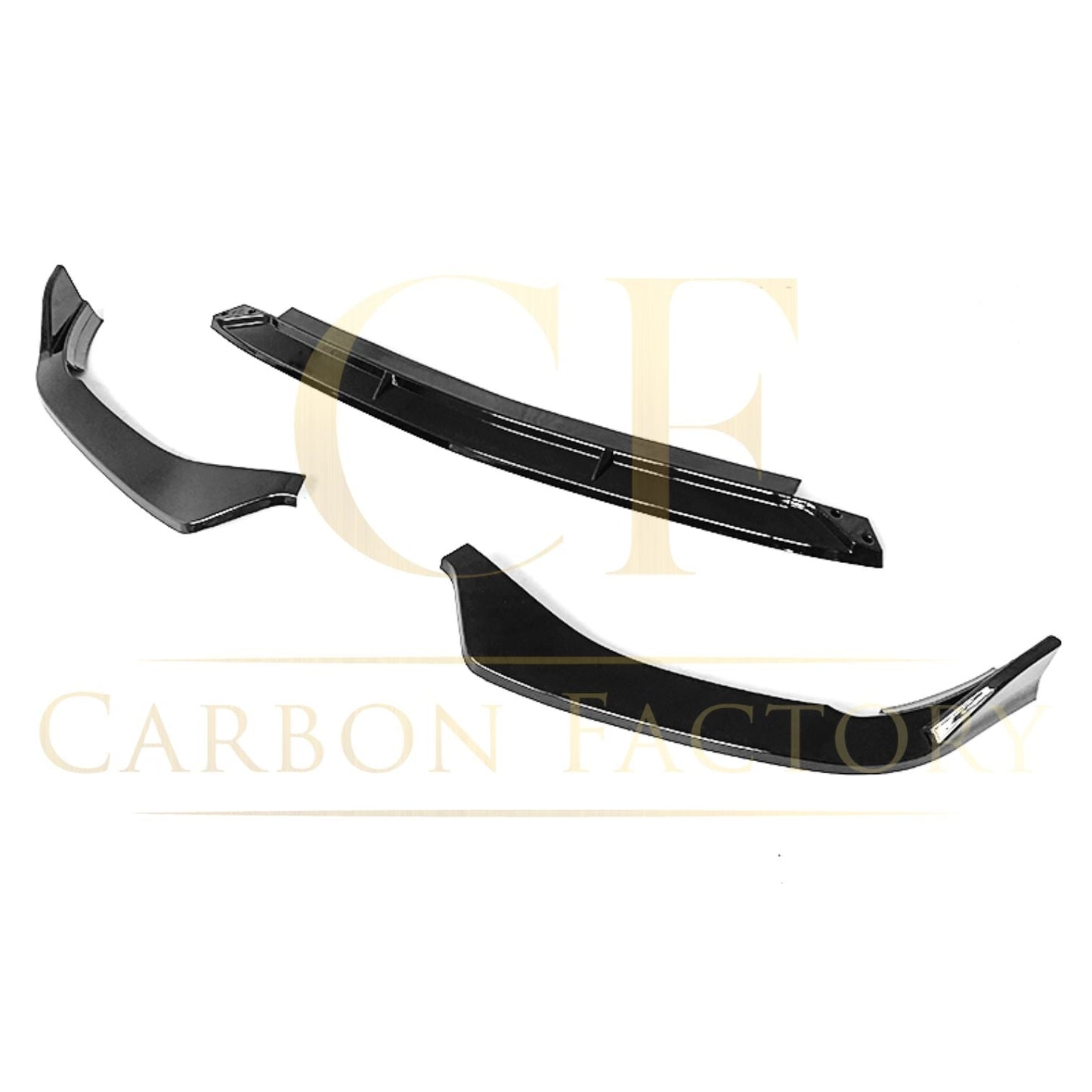 Brabus Style Gloss Black Front Splitter for Mercedes Benz W206 C Class 22-Present-Carbon Factory