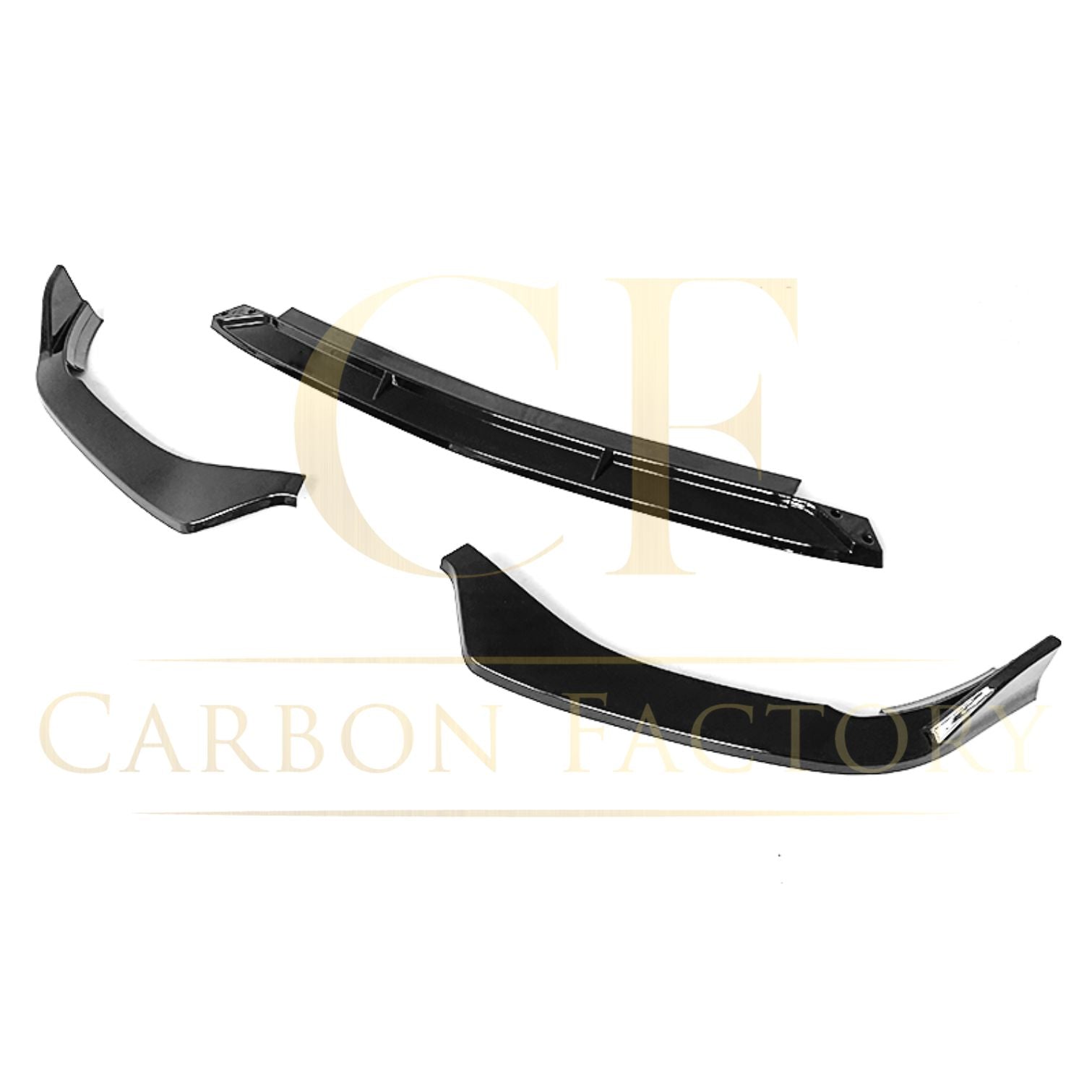 Brabus Style Gloss Black Front Splitter for Mercedes Benz W206 C Class 22-Present-Carbon Factory