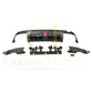 Brabus Style Gloss Black Rear Diffuser & Exhaust Tips for Mercedes Benz W205 C Class & C63 Saloon 15-21-Carbon Factory