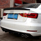 C Style Carbon Fibre Boot Spoiler for Audi A3 S3 RS3 Saloon 13-20-Carbon Factory