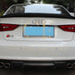 C Style Carbon Fibre Boot Spoiler for Audi A3 S3 RS3 Saloon 13-20-Carbon Factory