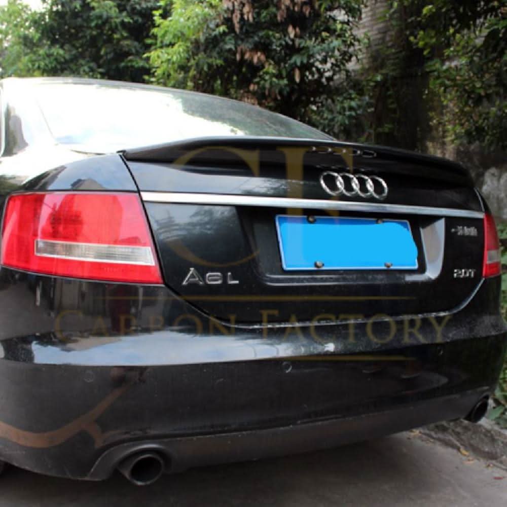C Style Carbon Fibre Boot Spoiler for Audi C6 A6 04-11 - Carbon Factory