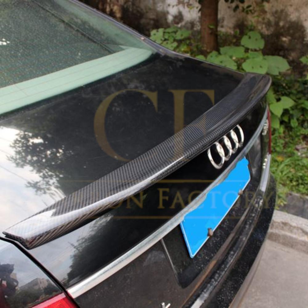 C Style Carbon Fibre Boot Spoiler for Audi C7 A6 12-18-Carbon Factory