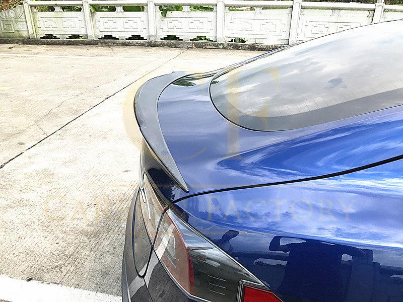 C Style Carbon Fibre Boot Spoiler for Tesla Model S 13-22-Carbon Factory