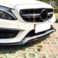 C43 Style Gloss Black Front Splitter for Mercedes Benz W205 C Class 15-18-Carbon Factory
