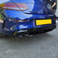 C43 Style Gloss Black Rear Diffuser & Exhaust Tips for Mercedes Benz W205 C Class 15-21-Carbon Factory