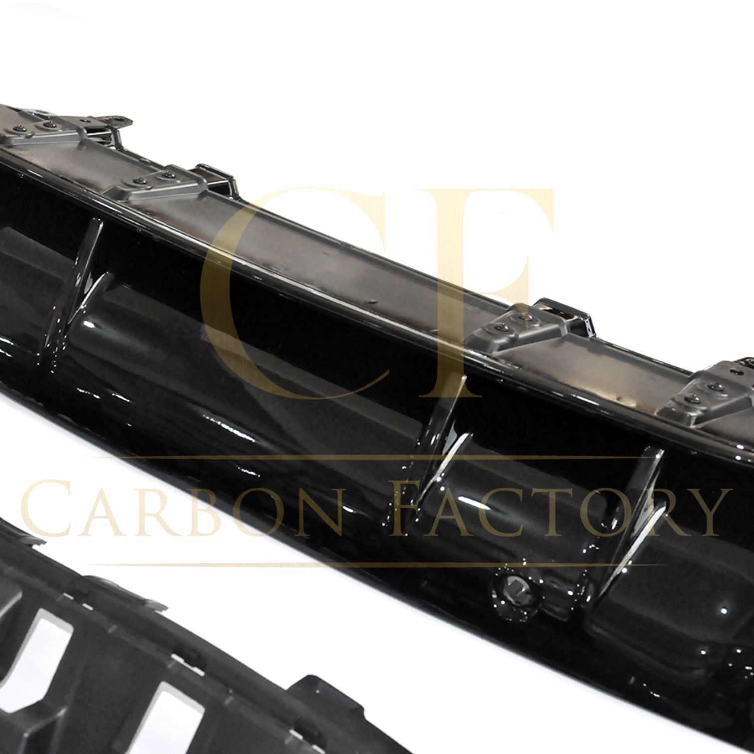 C43 Style Gloss Black Rear Diffuser & Exhaust Tips for Mercedes Benz W205 C Class 15-21-Carbon Factory