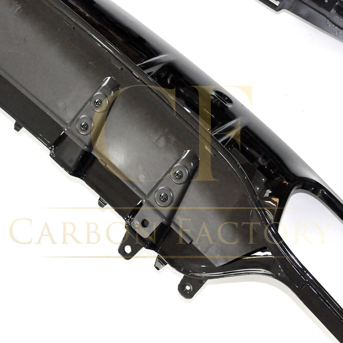 C43 Style Gloss Black Rear Diffuser & Exhaust Tips for Mercedes Benz W205 C Class 15-21-Carbon Factory