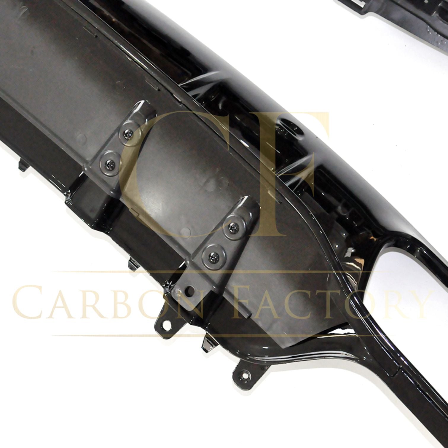 C43 Style Gloss Black Rear Diffuser & Exhaust Tips for Mercedes Benz W205 C Class 15-21-Carbon Factory