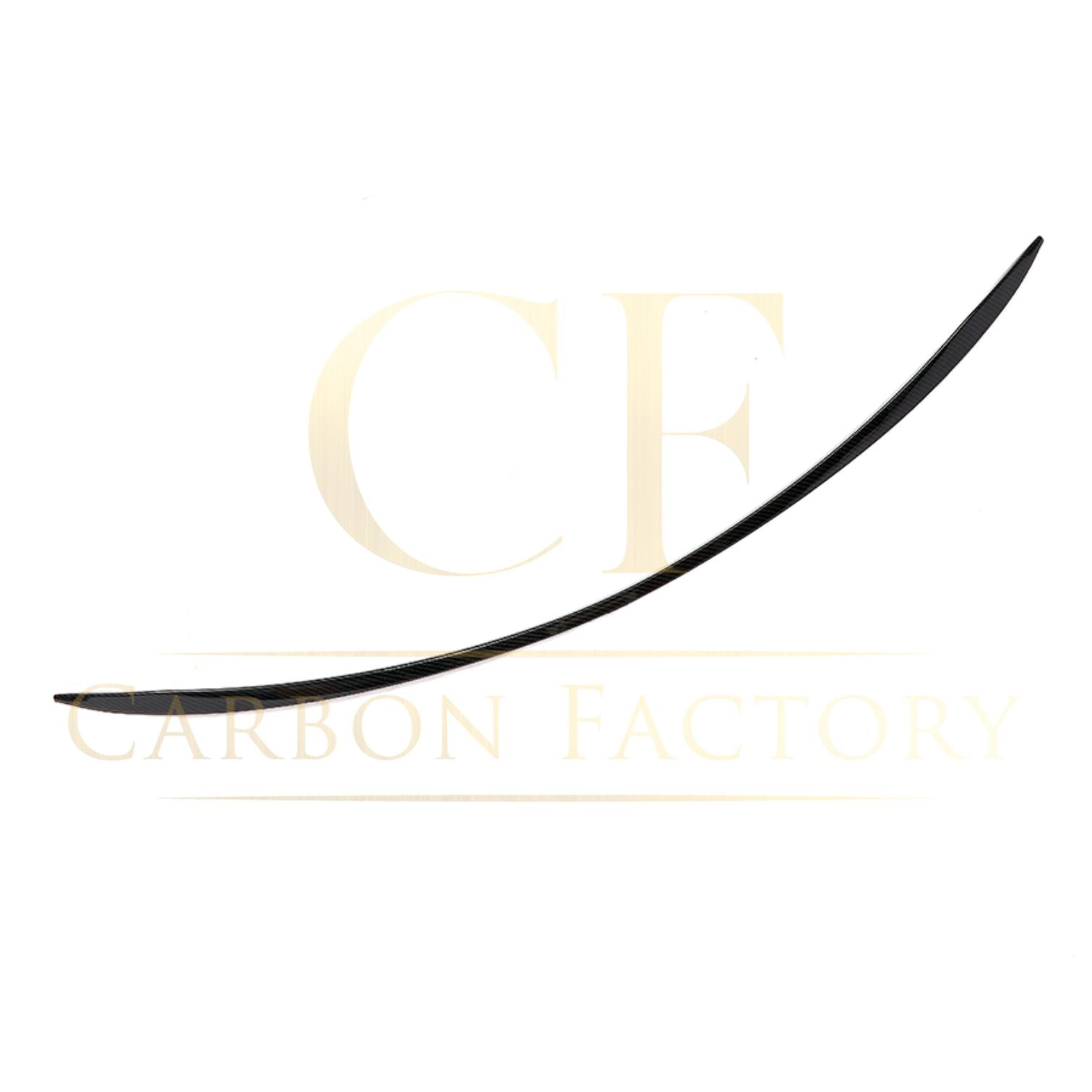 C63 Style Gloss Black Boot Spoiler for Mercedes Benz W205 C Class Saloon 15-21-Carbon Factory