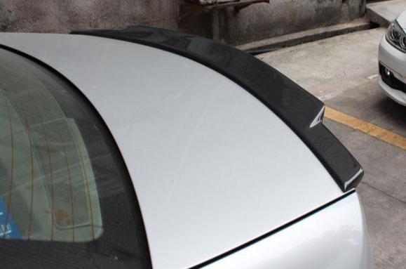C74 Style Carbon Fibre Boot Spoiler for Mercedes Benz W204 C Class Saloon 07-14-Carbon Factory