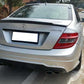 C74 Style Carbon Fibre Boot Spoiler for Mercedes Benz W204 C Class Saloon 07-14-Carbon Factory
