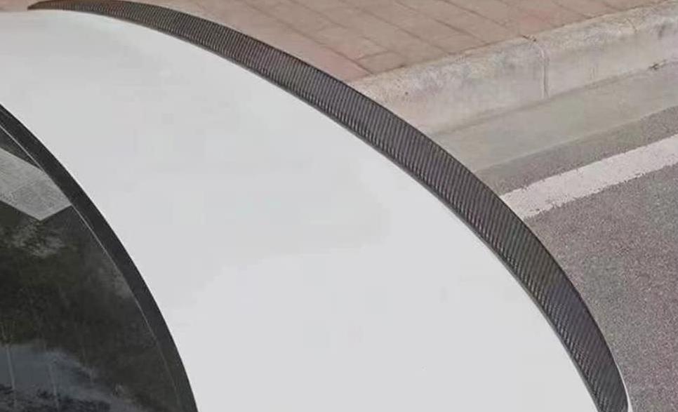 CF Style Carbon Fibre Boot Spoiler for Audi A3 S3 RS3 Saloon 20-24-Carbon Factory