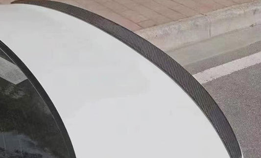 CF Style Carbon Fibre Boot Spoiler for Audi A3 S3 RS3 Saloon 20-24-Carbon Factory