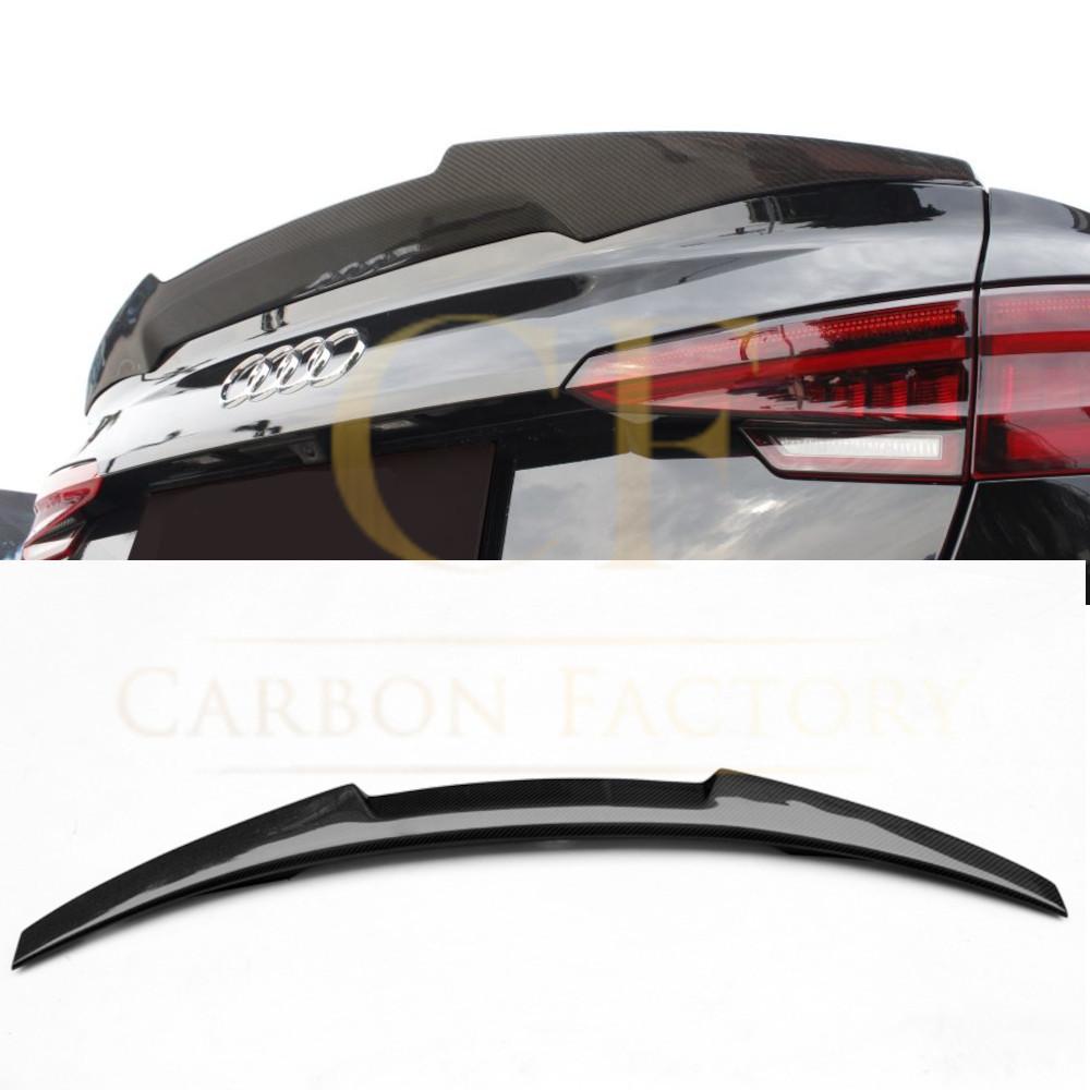 CF Style Carbon Fibre Boot Spoiler for Audi A4 S4 B9 16-22 - Carbon Factory
