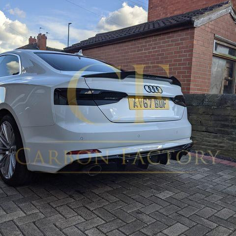 CF Style Carbon Fibre Boot Spoiler for Audi B9 A5 S5 RS5 2 Door 17-24 - Carbon Factory