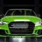 CF Style Carbon Fibre Front Splitter for Audi 8V RS3 Saloon 17-20-Carbon Factory