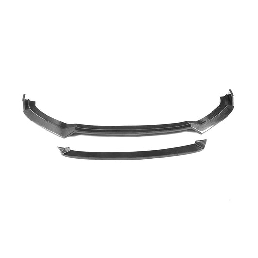 CF Style Carbon Fibre Front Splitter for Audi A3 Saloon S Line & S3 16-19-Carbon Factory