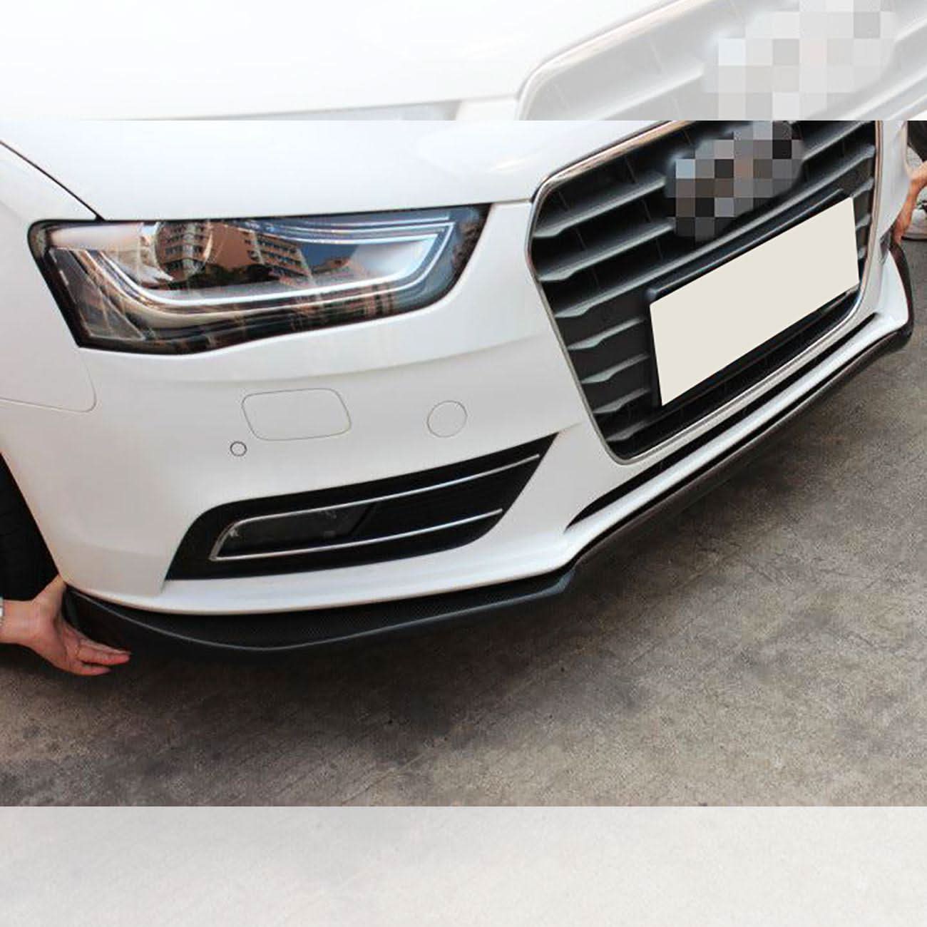 CF Style Carbon Fibre Front Splitter for Audi A4 B8.5 Non S Line 13-15 - Carbon Factory