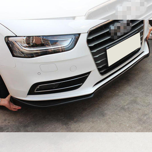 CF Style Carbon Fibre Front Splitter for Audi A4 B8.5 Non S Line 13-15-Carbon Factory