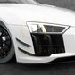 CF Style Carbon Fibre Front Splitter for Audi R8 V10 Gen 2 15-19-Carbon Factory