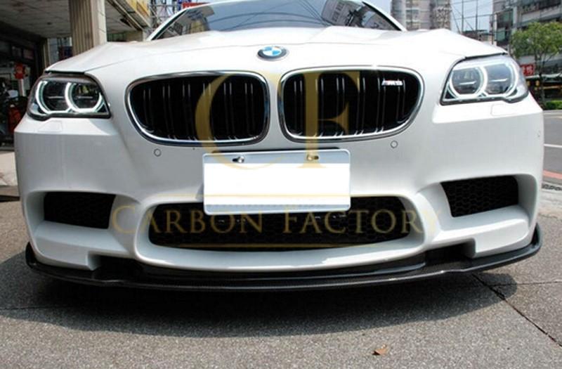 CF Style Carbon Fibre Front Splitter for BMW F10 M5 10-17-Carbon Factory
