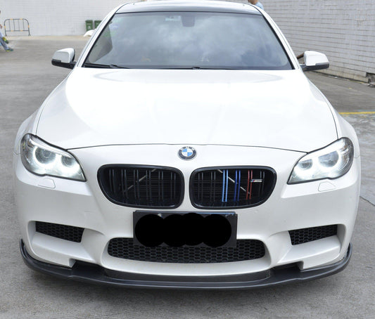 CF Style Carbon Fibre Front Splitter for BMW F10 M5 10-17-Carbon Factory